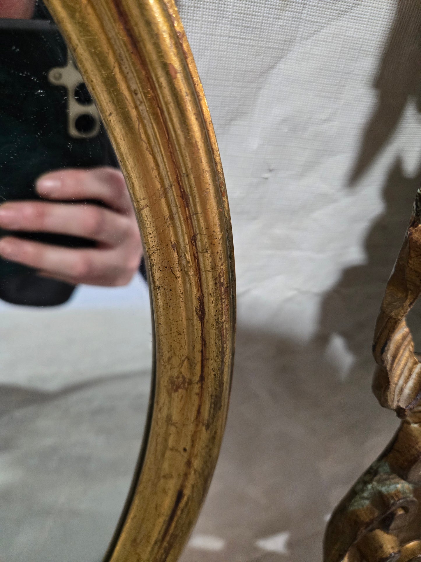 Early Century Louis XV Gold Mirror