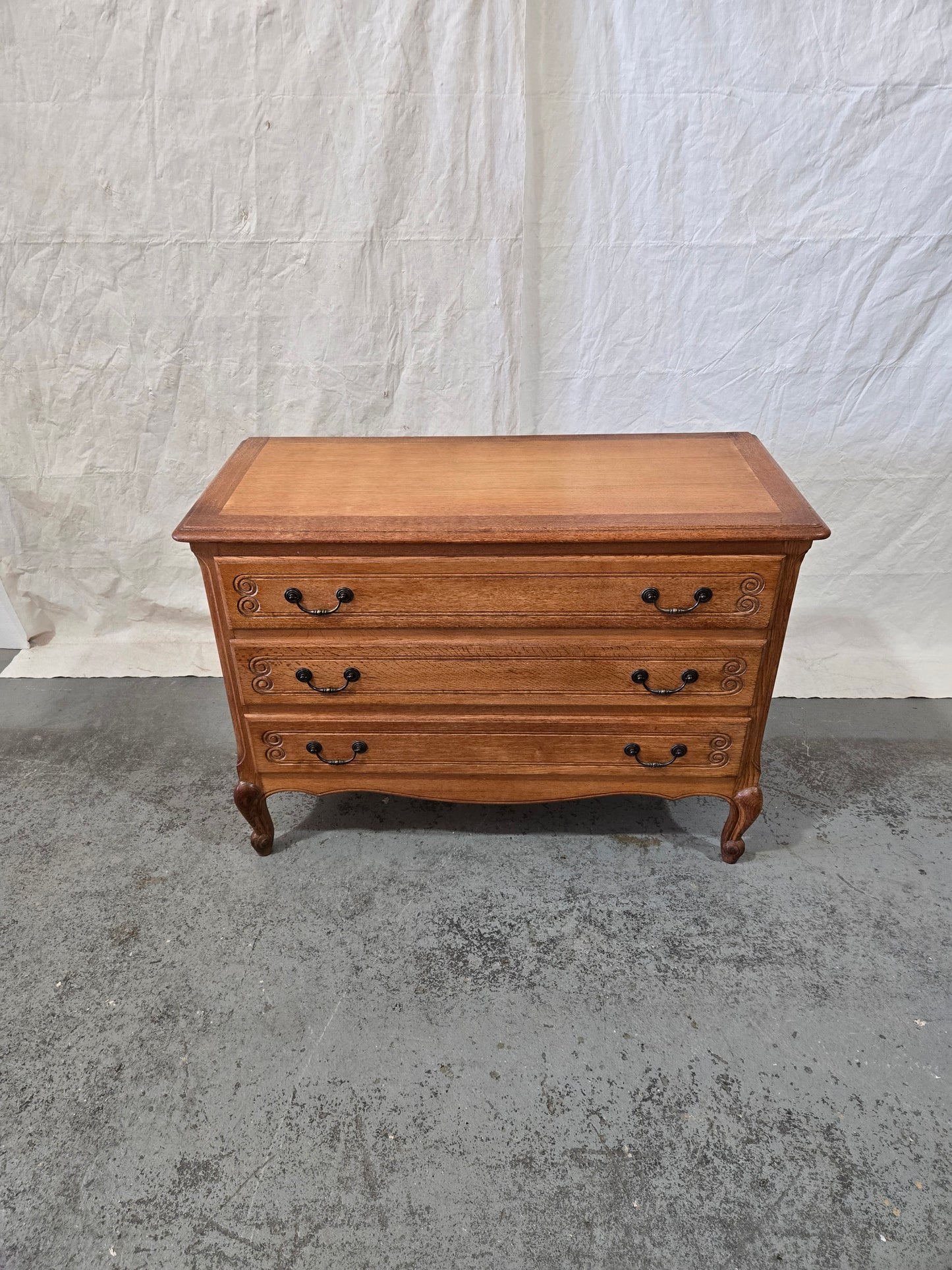 Early Century French Provincial Oak Commode