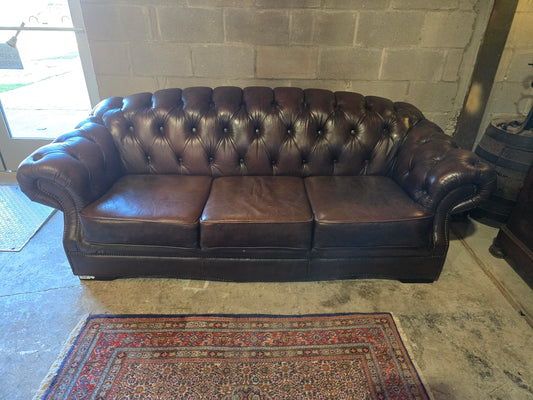 Early century Victorian chesterfield sofa