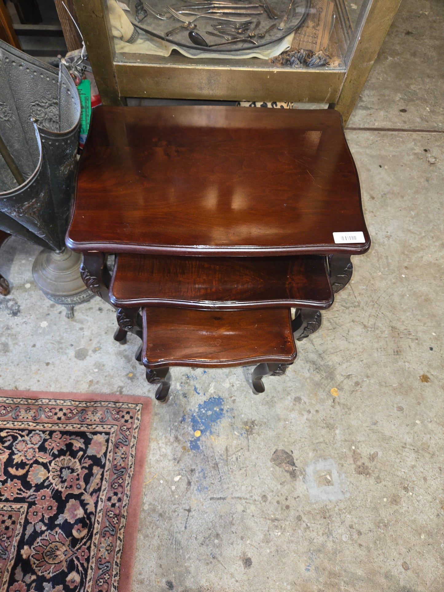 1920s Mahogany Nesting Tables