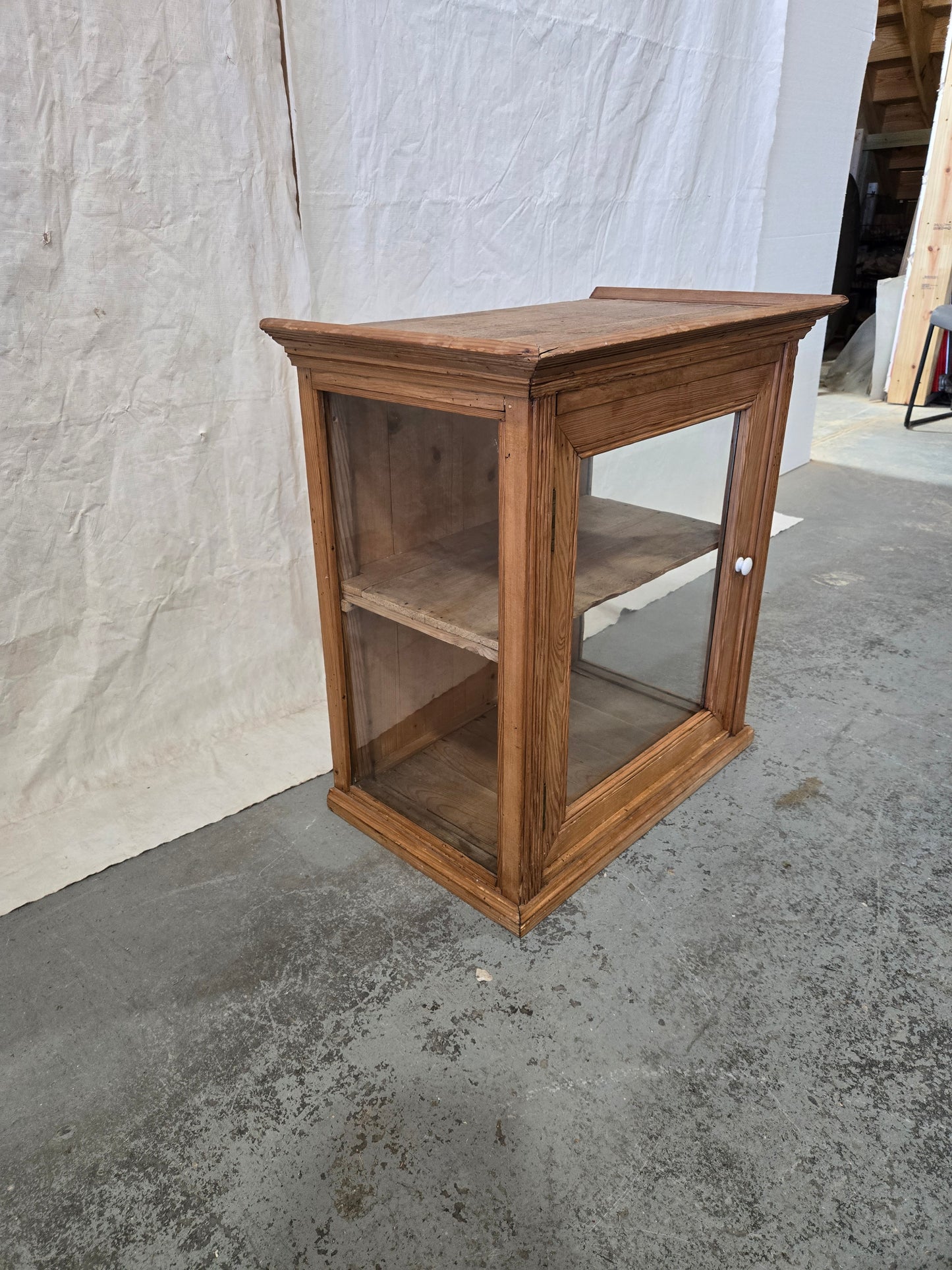 Early Century French Provincial Display Cabinet