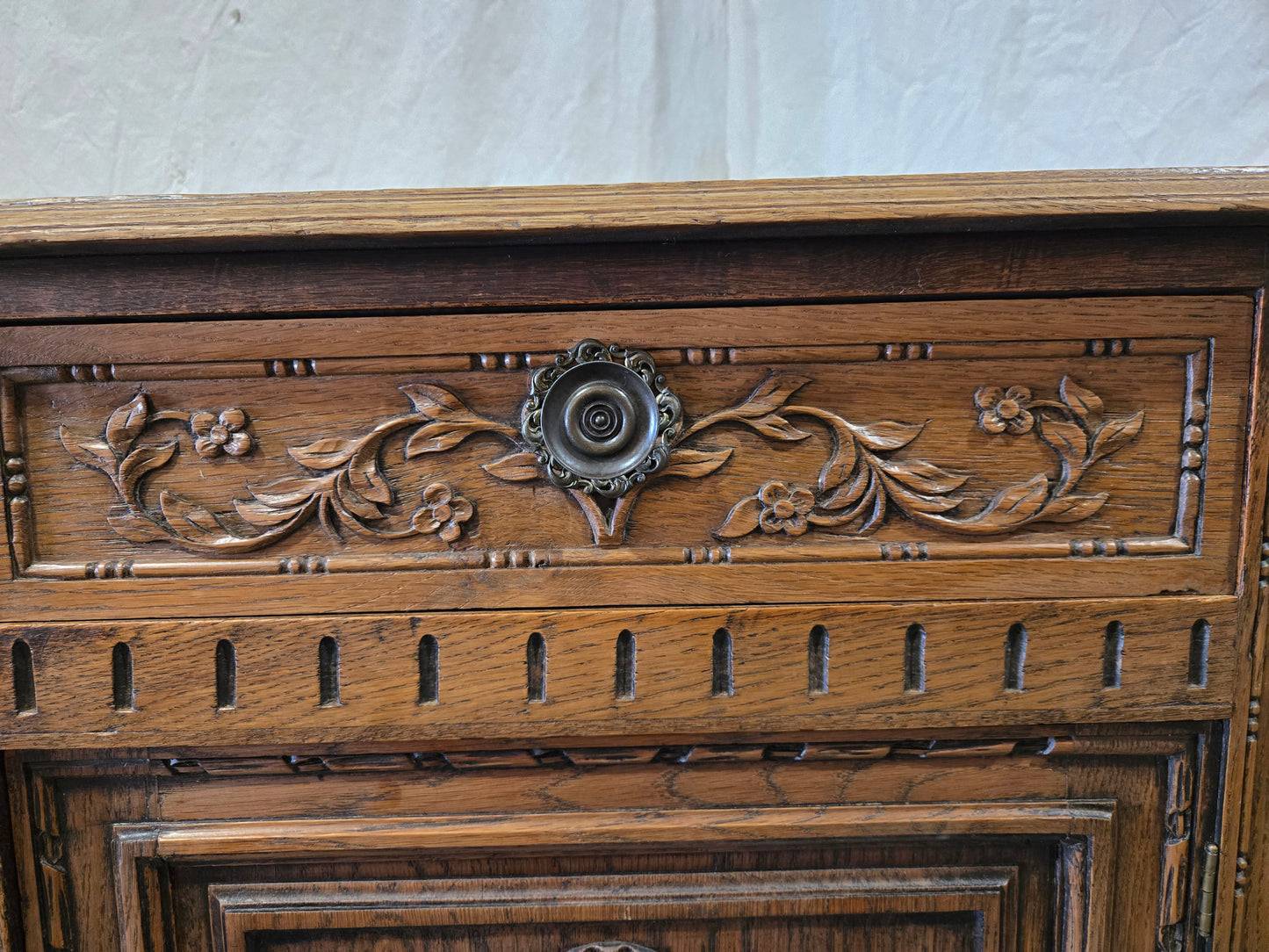 Early Century Louis XVI Oak Cabinet