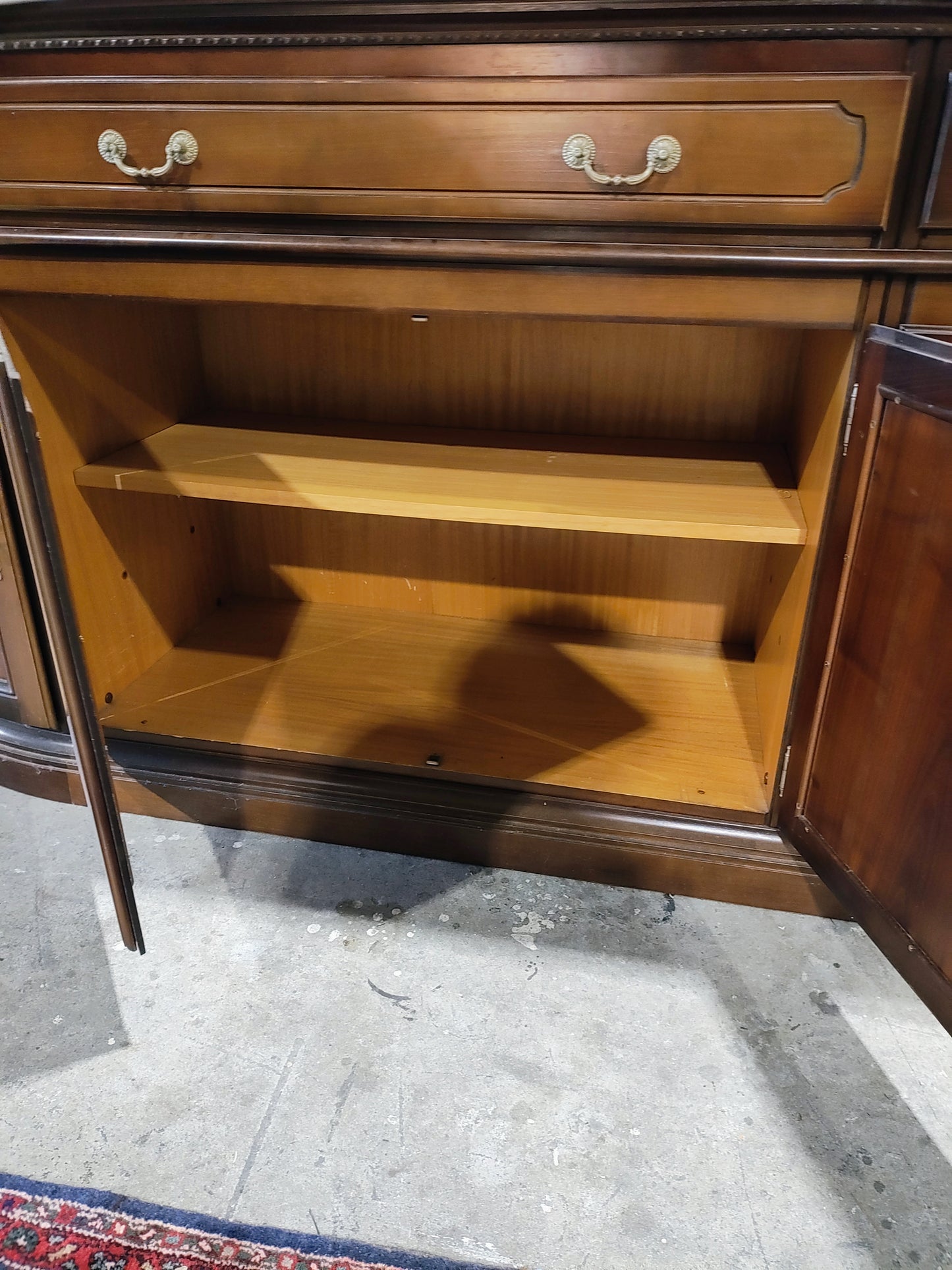 Early 1900s Baroque Sideboard w marble