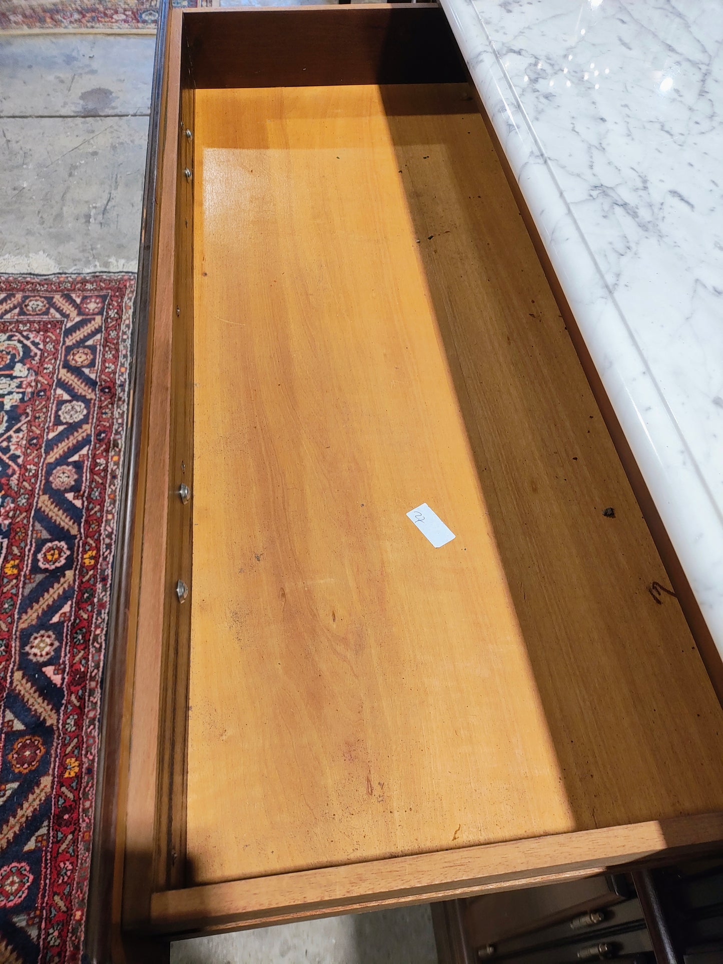 Early 1900s Baroque Sideboard w marble