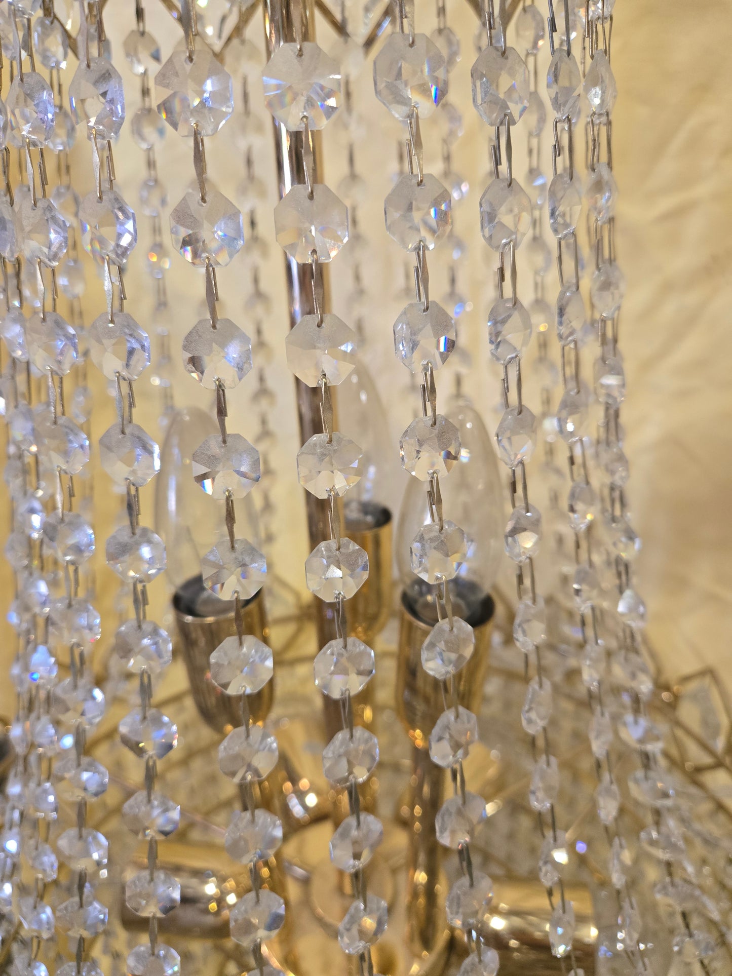 Vintage Empire tent chandelier
