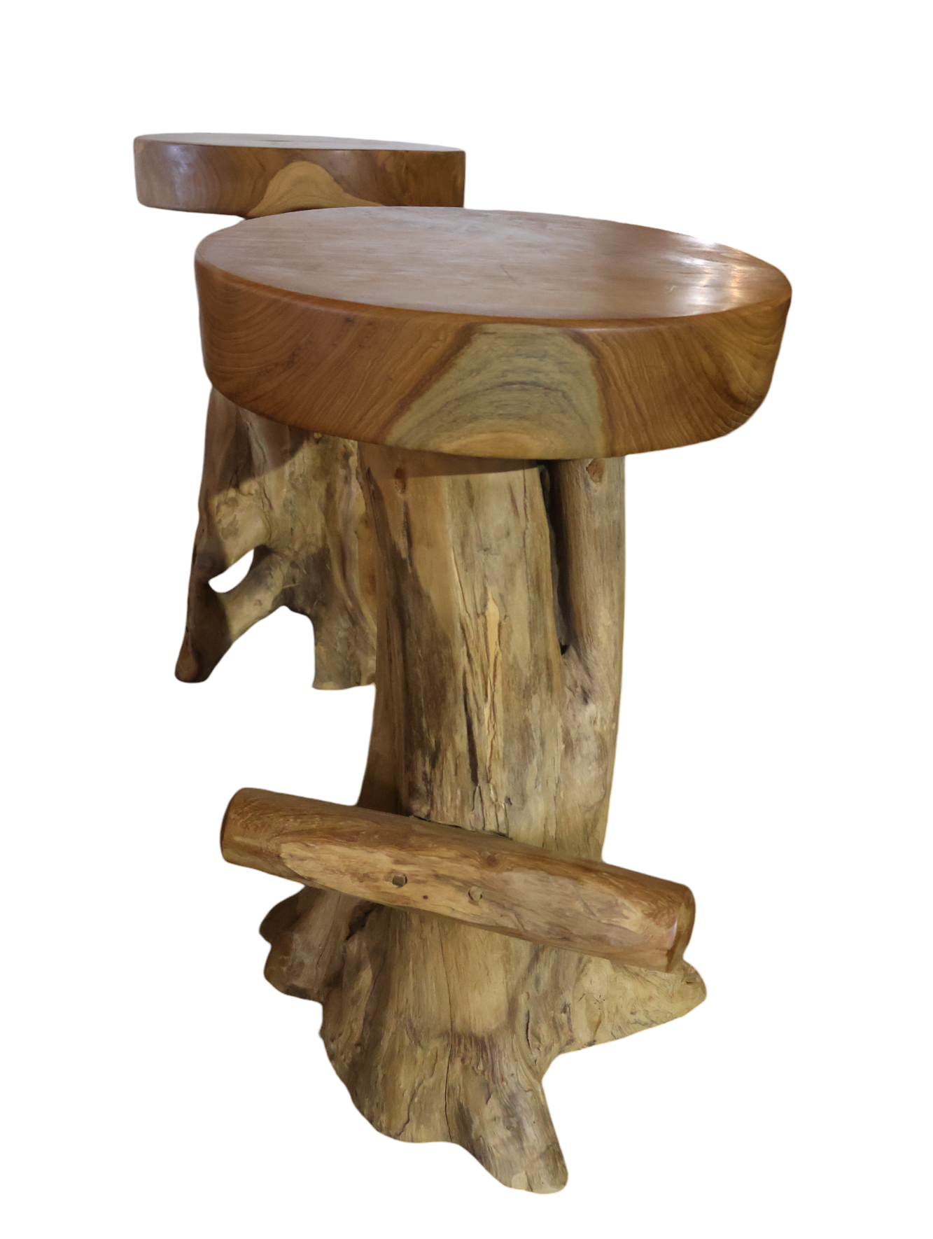 Teakroot Table and Stool Set