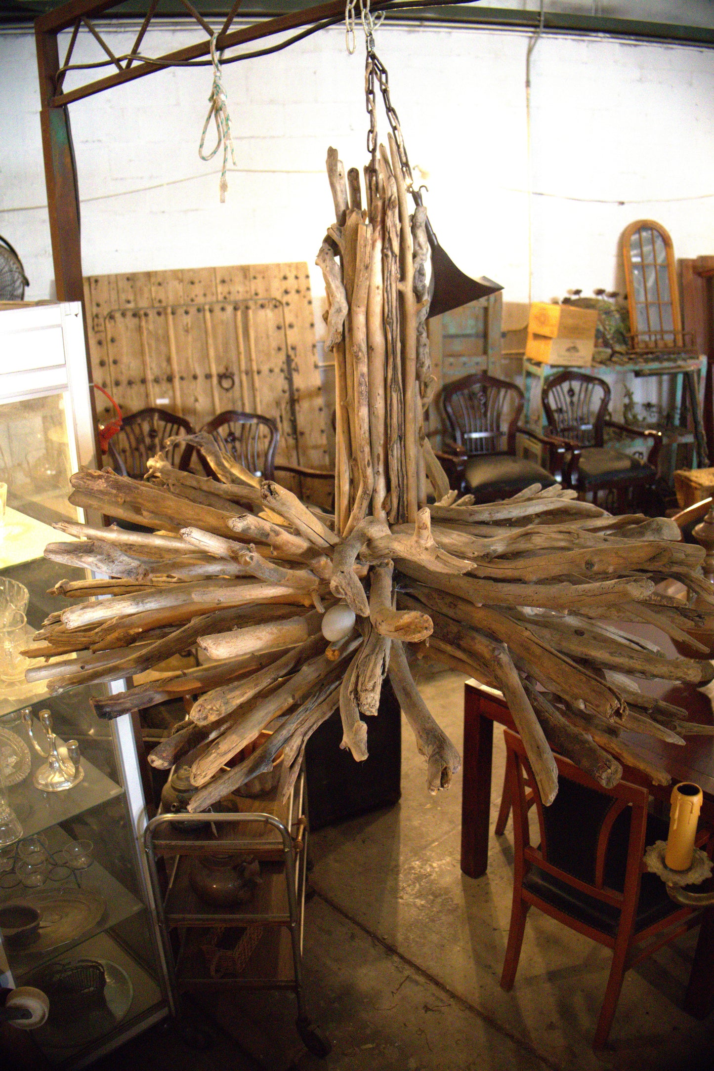 Reclaimed Teakwood Chandelier