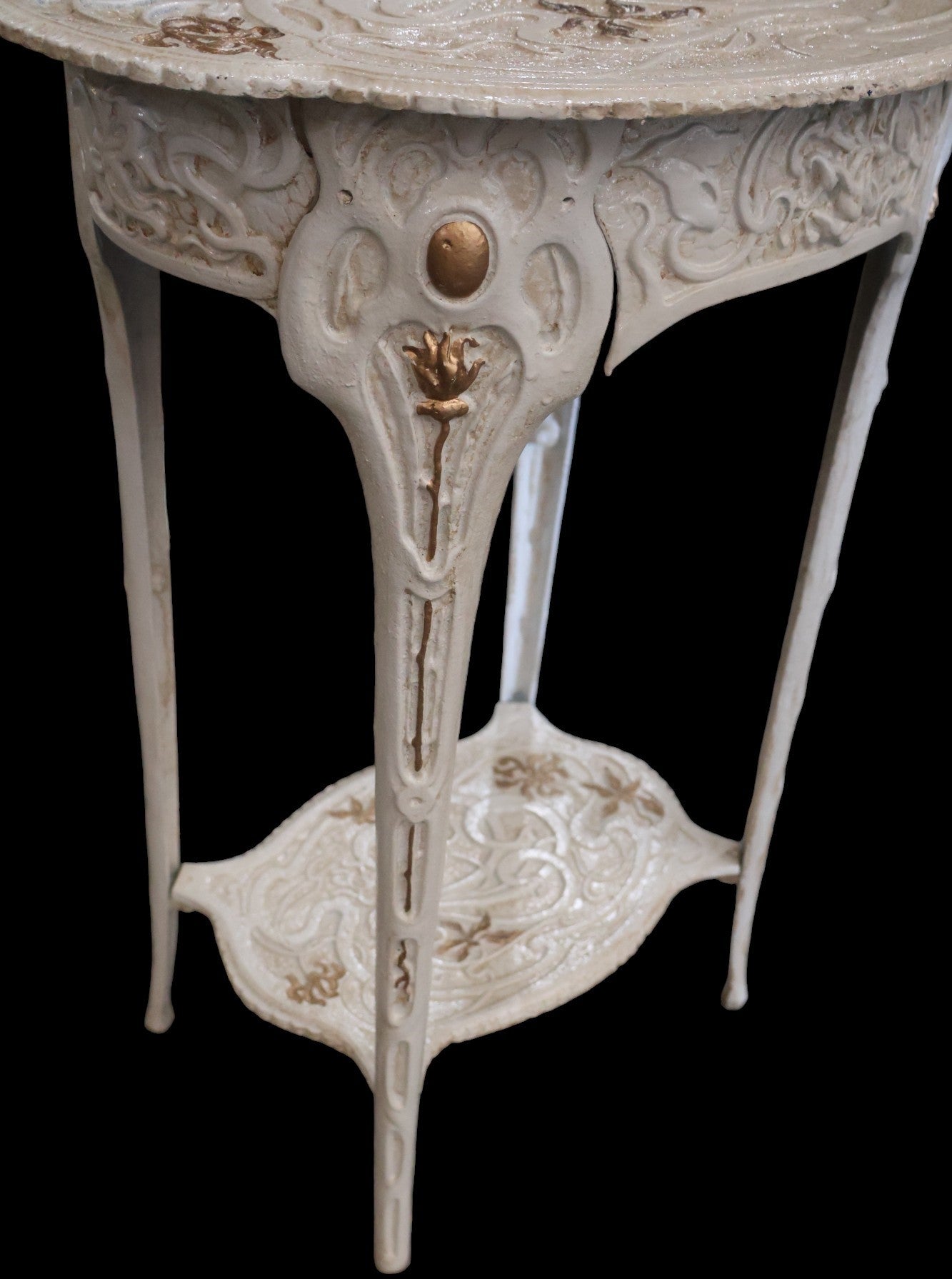 Cast Iron Art Nouveau Tables