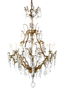 Praag 12 crystal chandelier