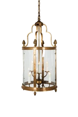 Medina large brass and glass lantern